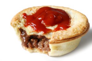 Aussie Meat Pie and Sauce